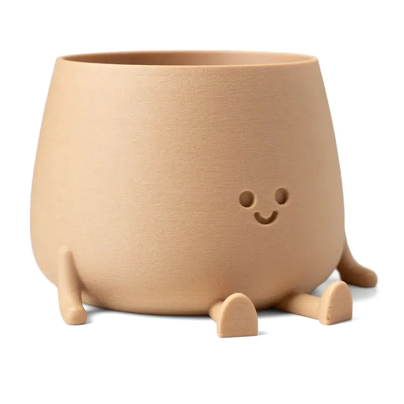 Happy Face Sitting Planter-Luxandluxy