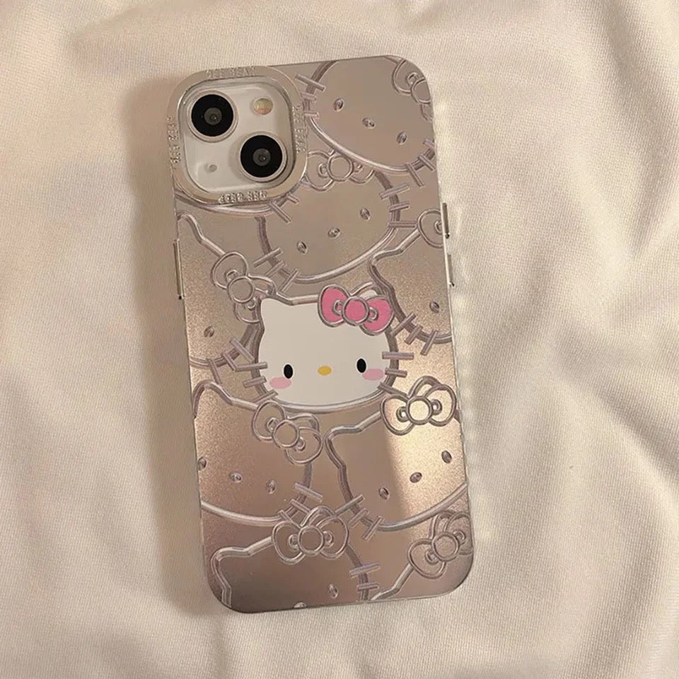 Hello Kitty Metallic Design iPhone Case – Luxandluxy