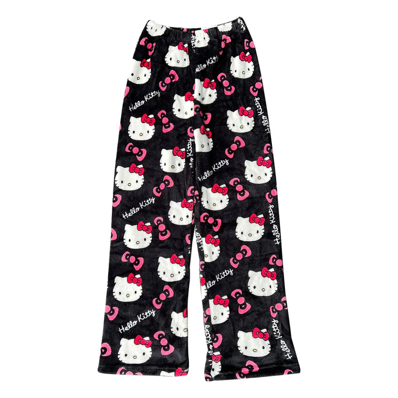 Hello Kitty Pajama Pants-Luxandluxy