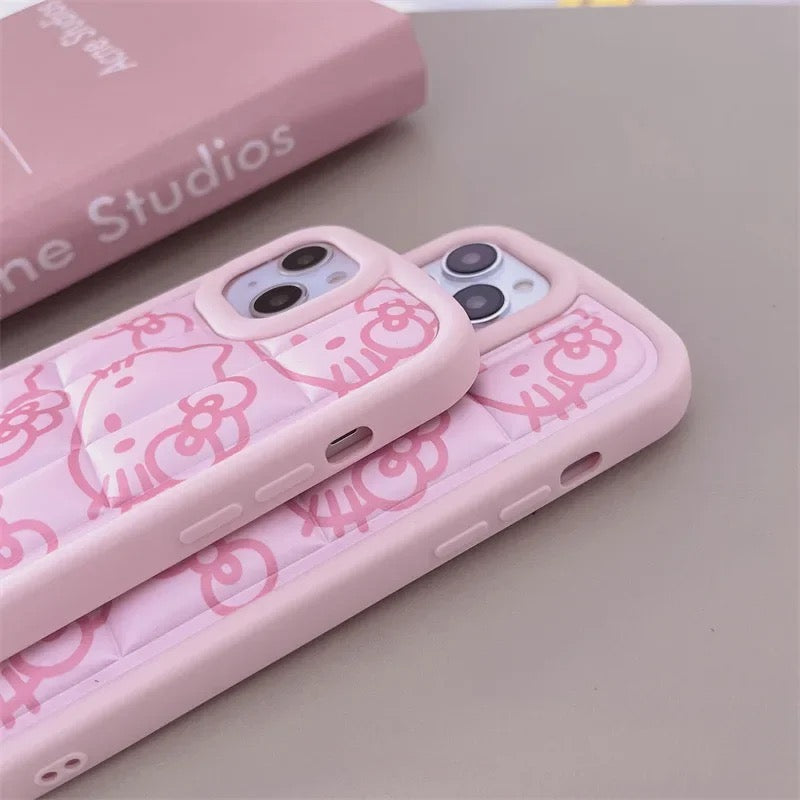 Hello Kitty Puffer iPhone Case-Luxandluxy