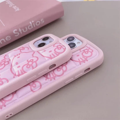 Hello Kitty Puffer iPhone Case-Luxandluxy