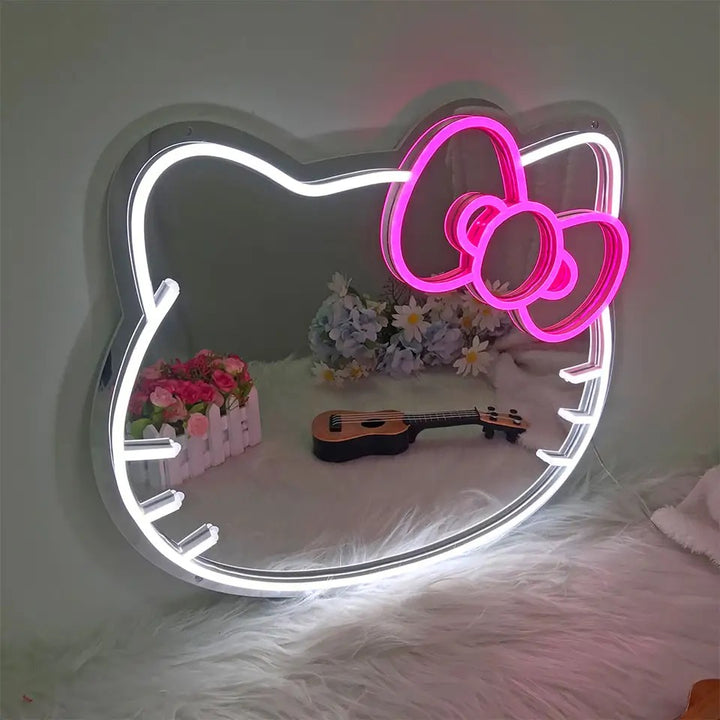 Hello Kitty Wall Mirror-Luxandluxy