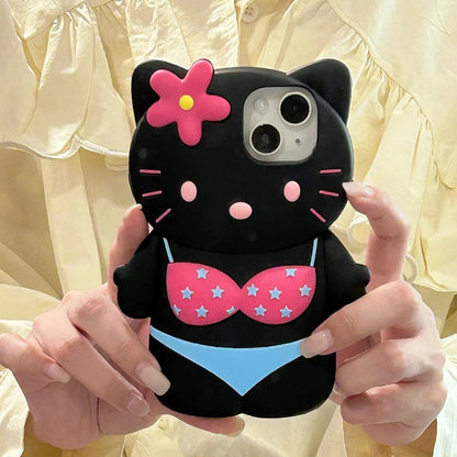 Hello Kitty Wearing Bikini iPhone Case-Luxandluxy