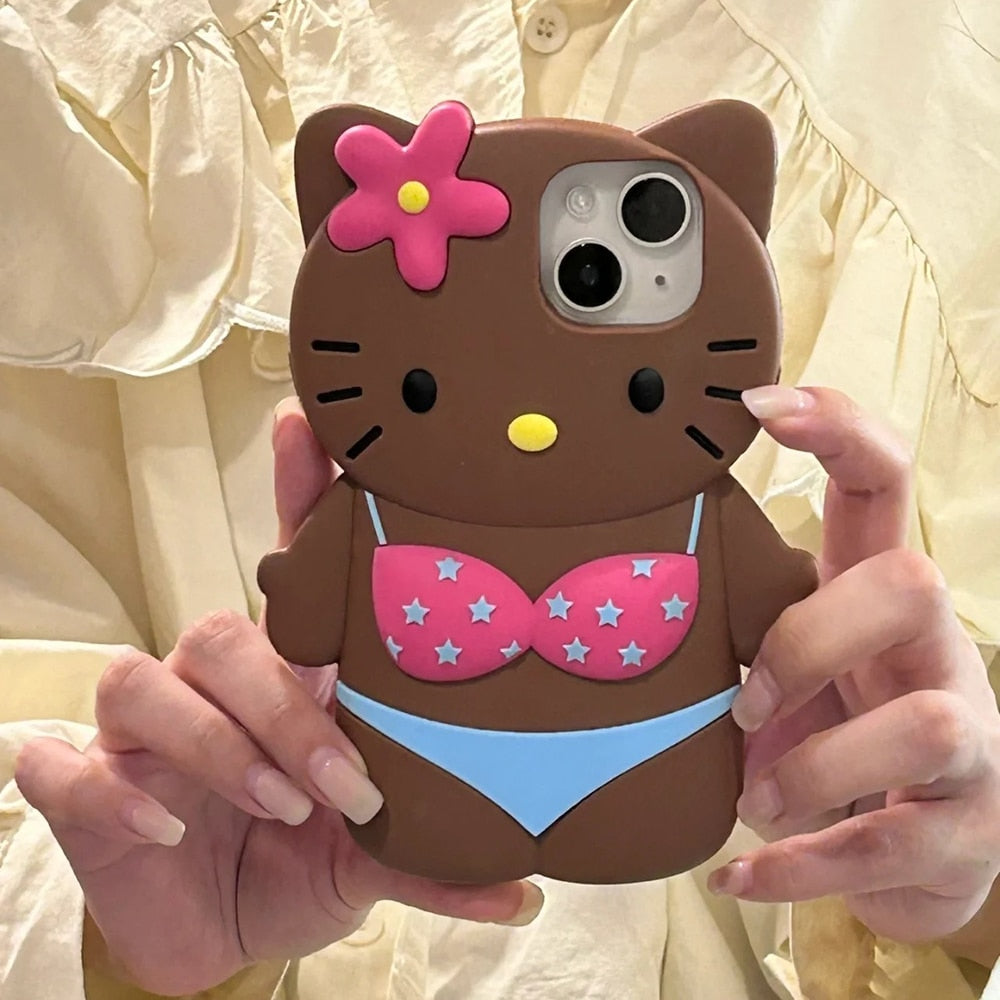 Hello Kitty Wearing Bikini iPhone Case-Luxandluxy