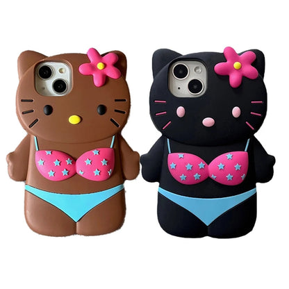 Hello Kitty Wearing Bikini iPhone Case-Luxandluxy