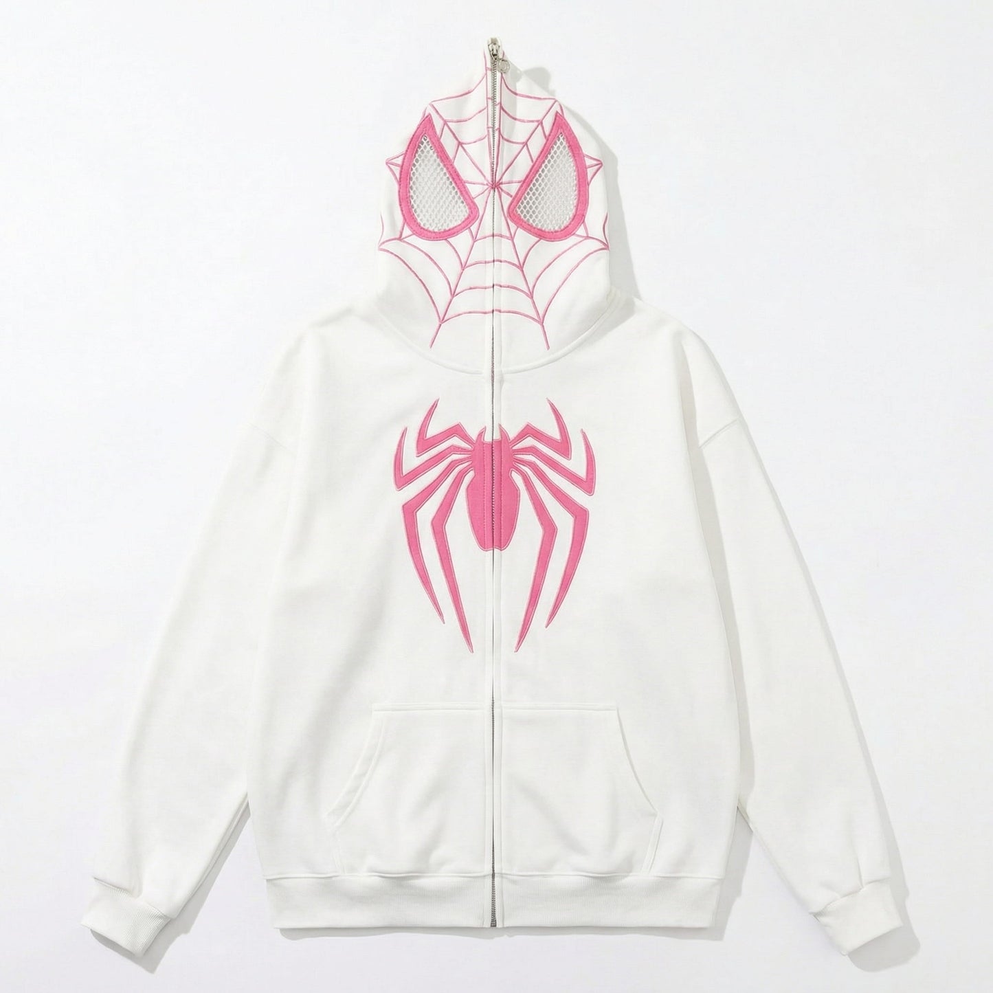 Spidey Web Zip-Up Mask Hoodie (NEW)