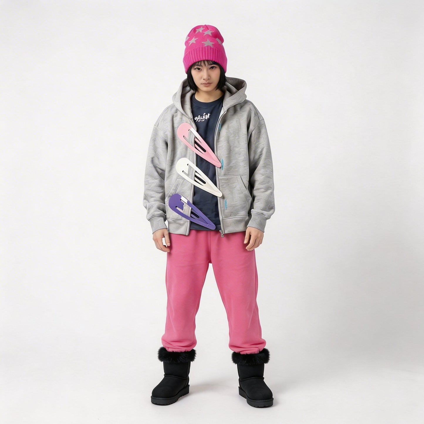 3D Big Clip Hoodie