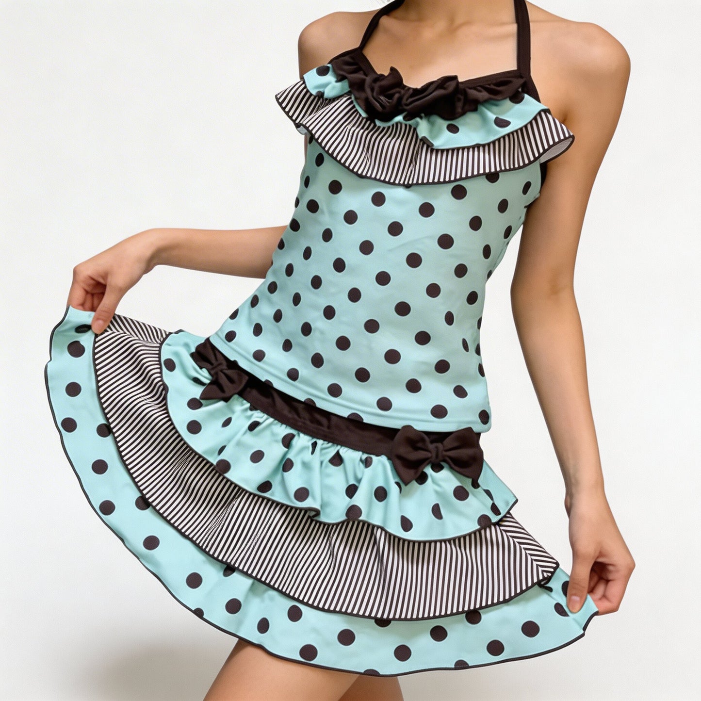 Charlotte Polka Dot Ruffle Set