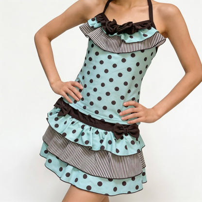 Charlotte Polka Dot Ruffle Set
