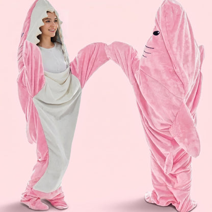 Shark Blanket Hooded Onesie