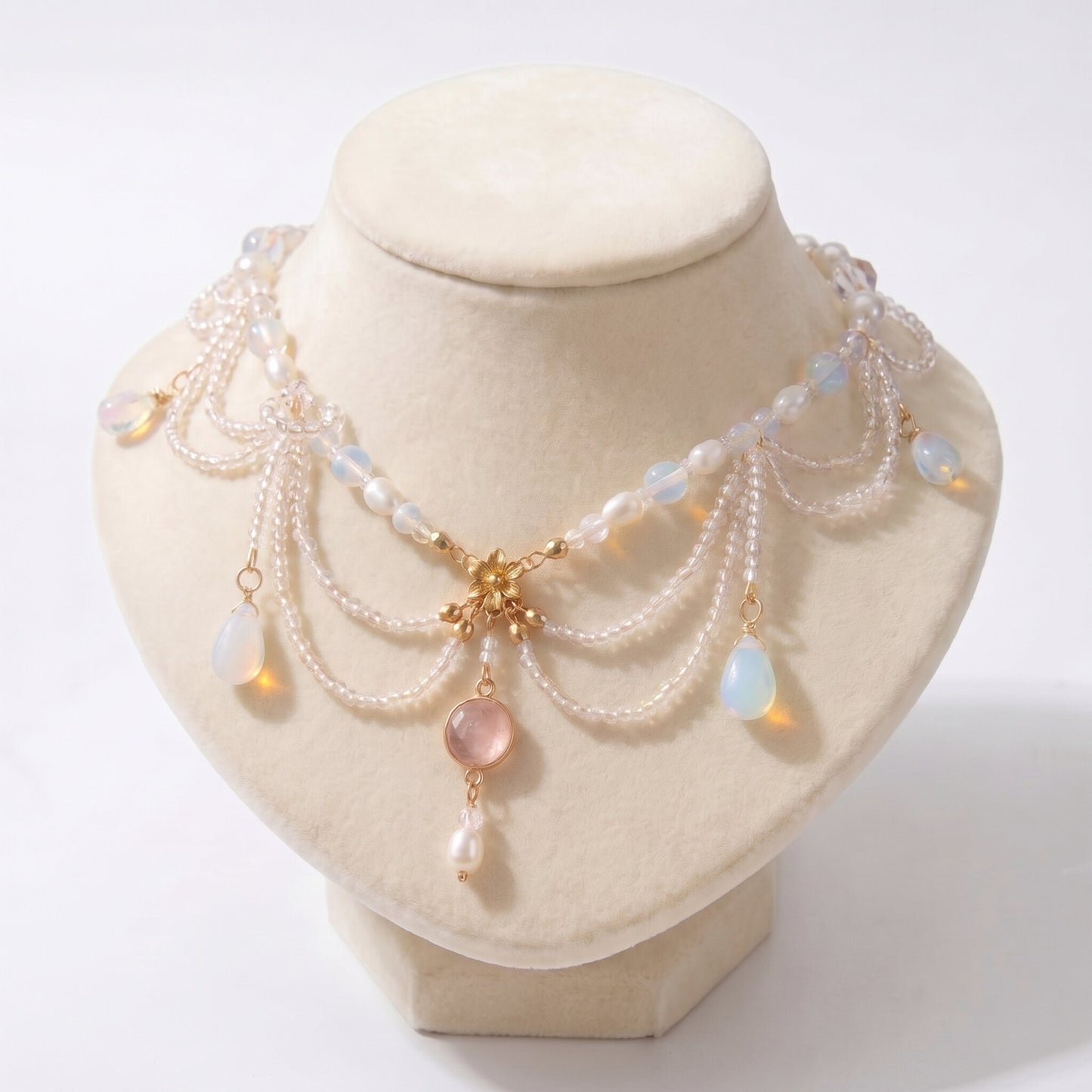 Two-way Beaded Bohemian Headpiece Necklace