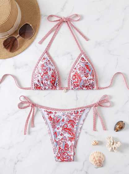 Santorini Shores Triangle Bikini Set