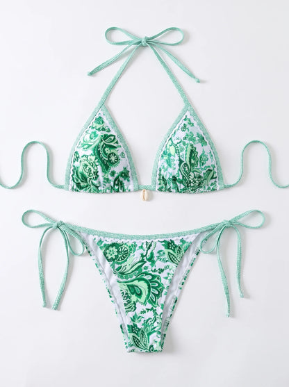 Santorini Shores Triangle Bikini Set