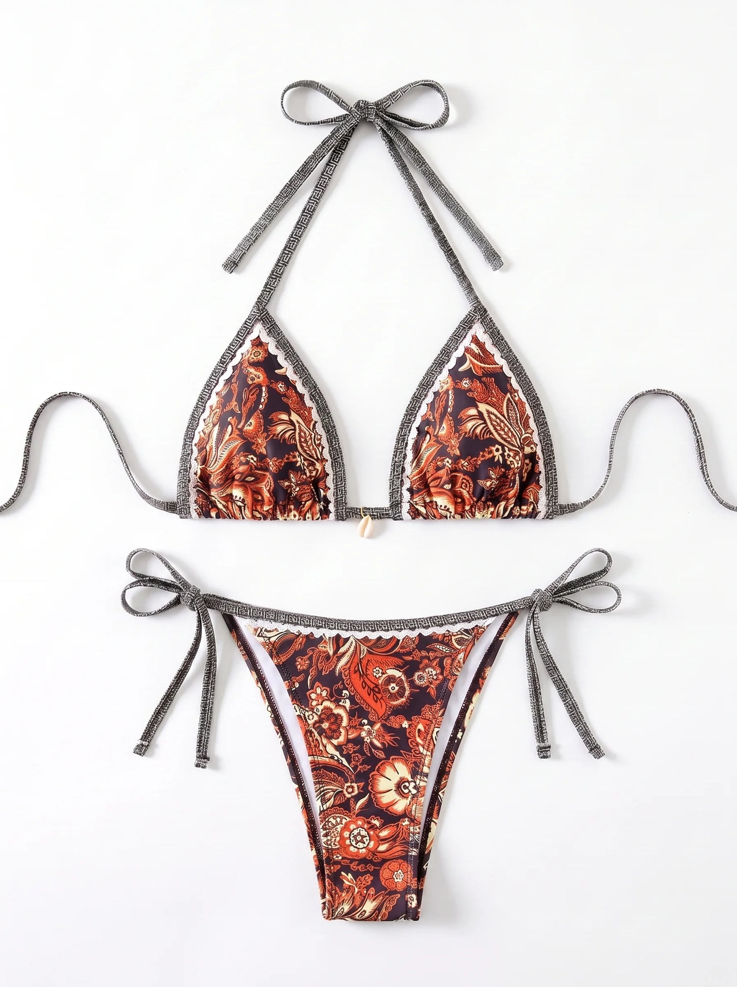 Santorini Shores Triangle Bikini Set