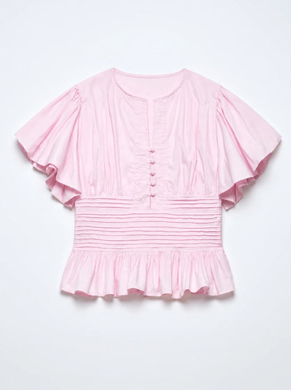 Suzy Mae Peplum Blouse