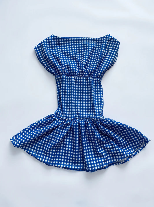 Pattie Gingham Mini Dress
