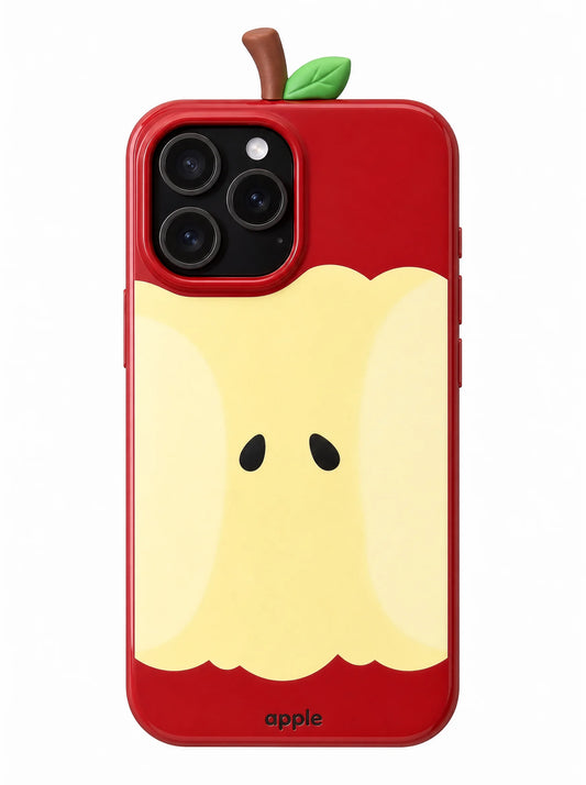 Bitten Apple Seed-eyes iPhone Case
