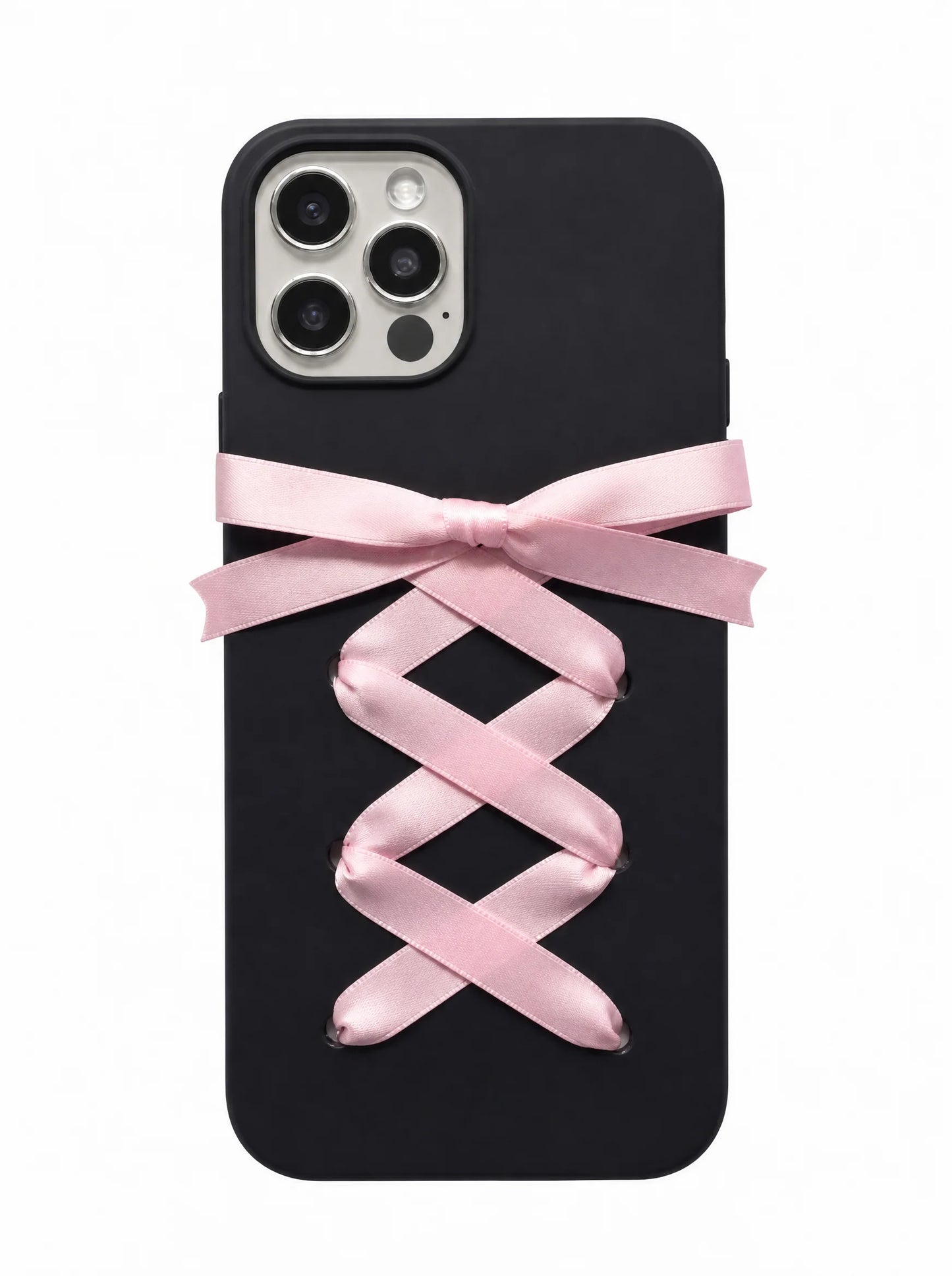 Pink Ribbon Corset iPhone Case