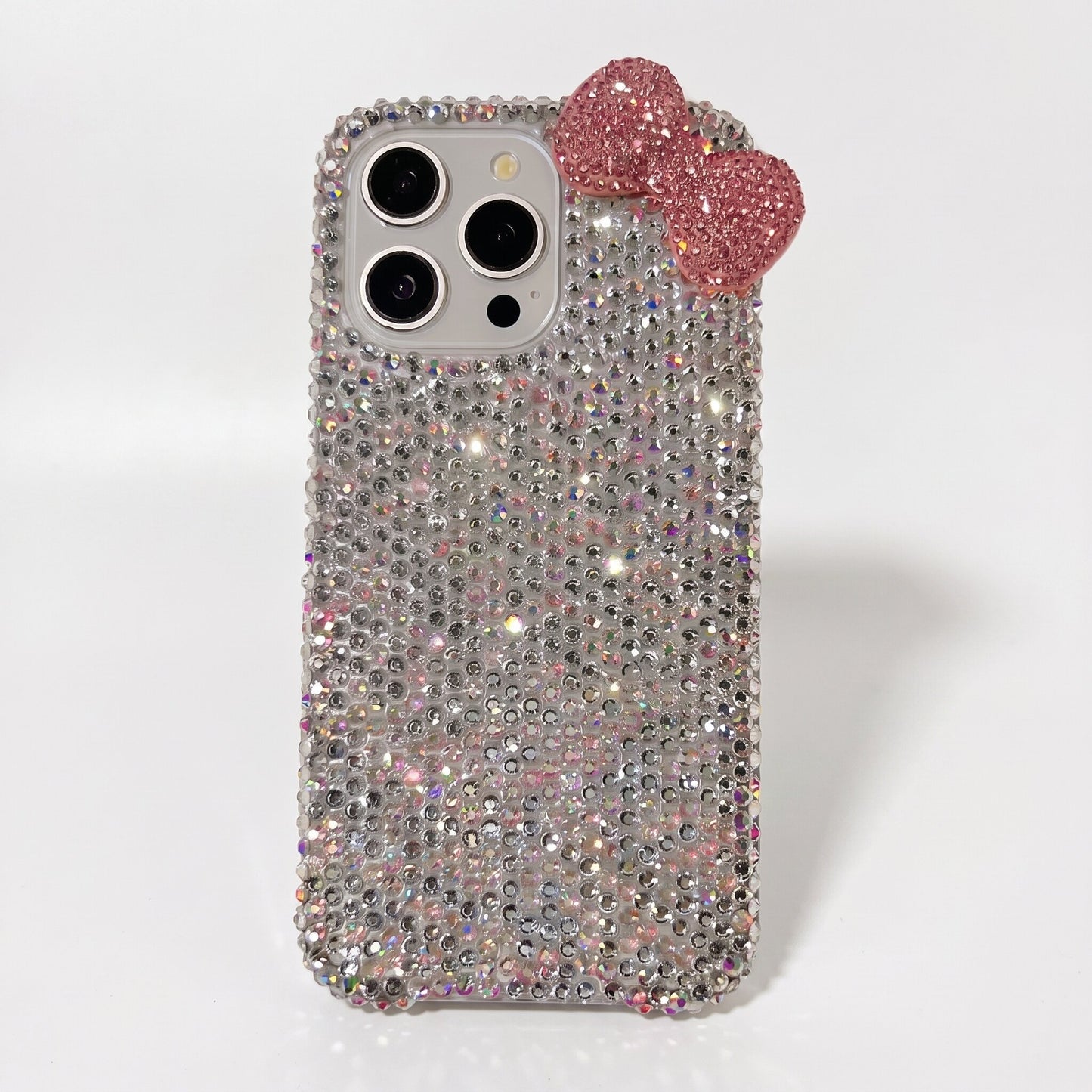 Hello Kitty Bowknot Bedazzled iPhone Case