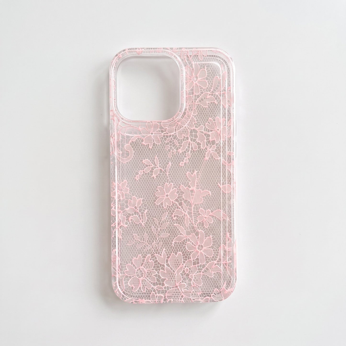 Floral Lace Clear iPhone Case
