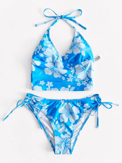 Coconut Girl Floral Bikini Swimsuit