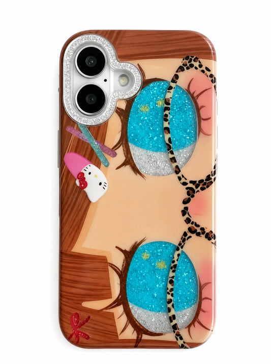 Anime Girl Blue Eyes iPhone Case