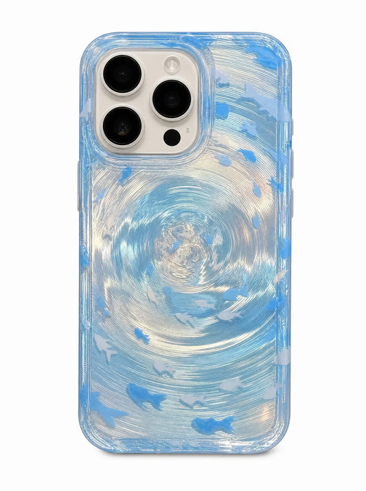 Radial Ripples iPhone Case