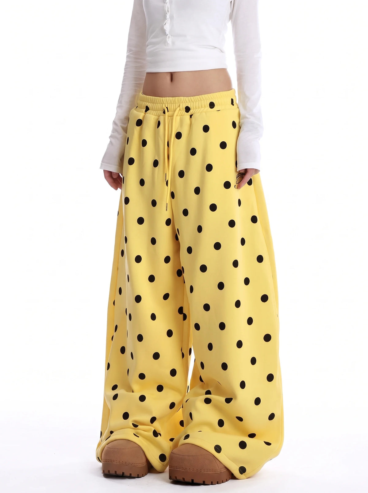 Buff Baggy Polkadot Sweatpants