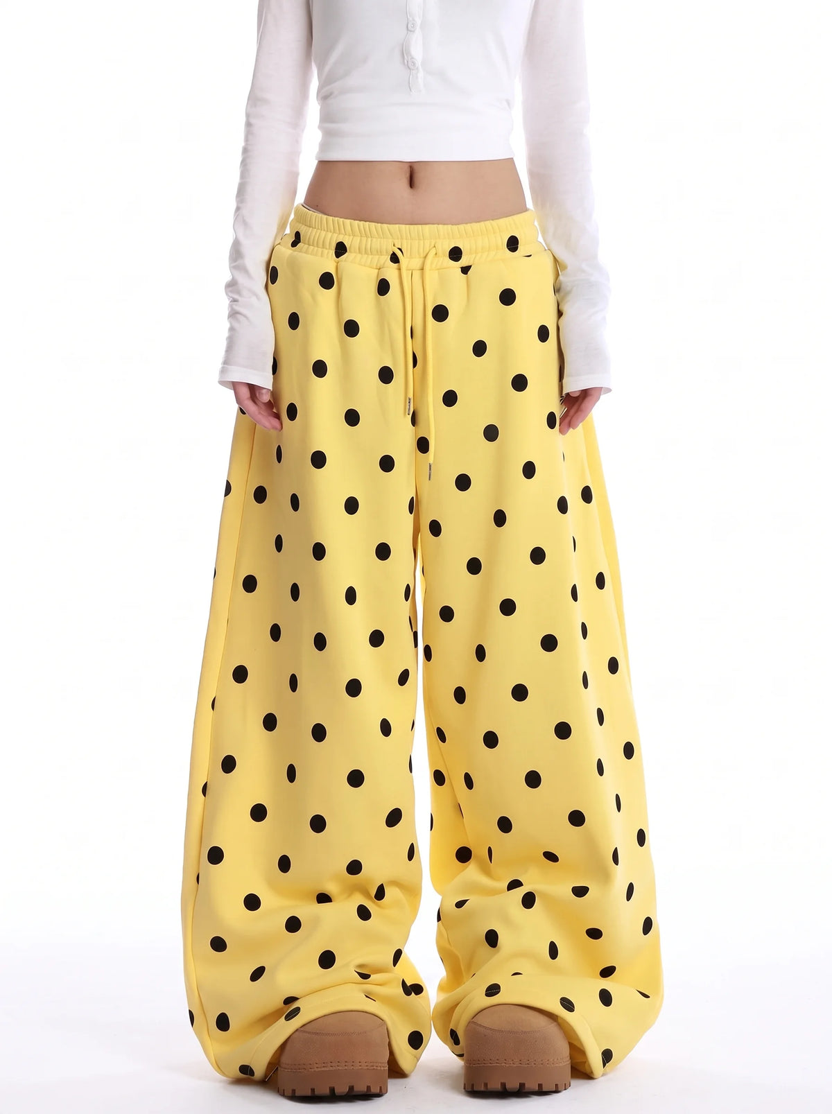 Buff Baggy Polkadot Sweatpants