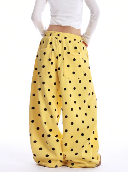 Buff Baggy Polkadot Sweatpants