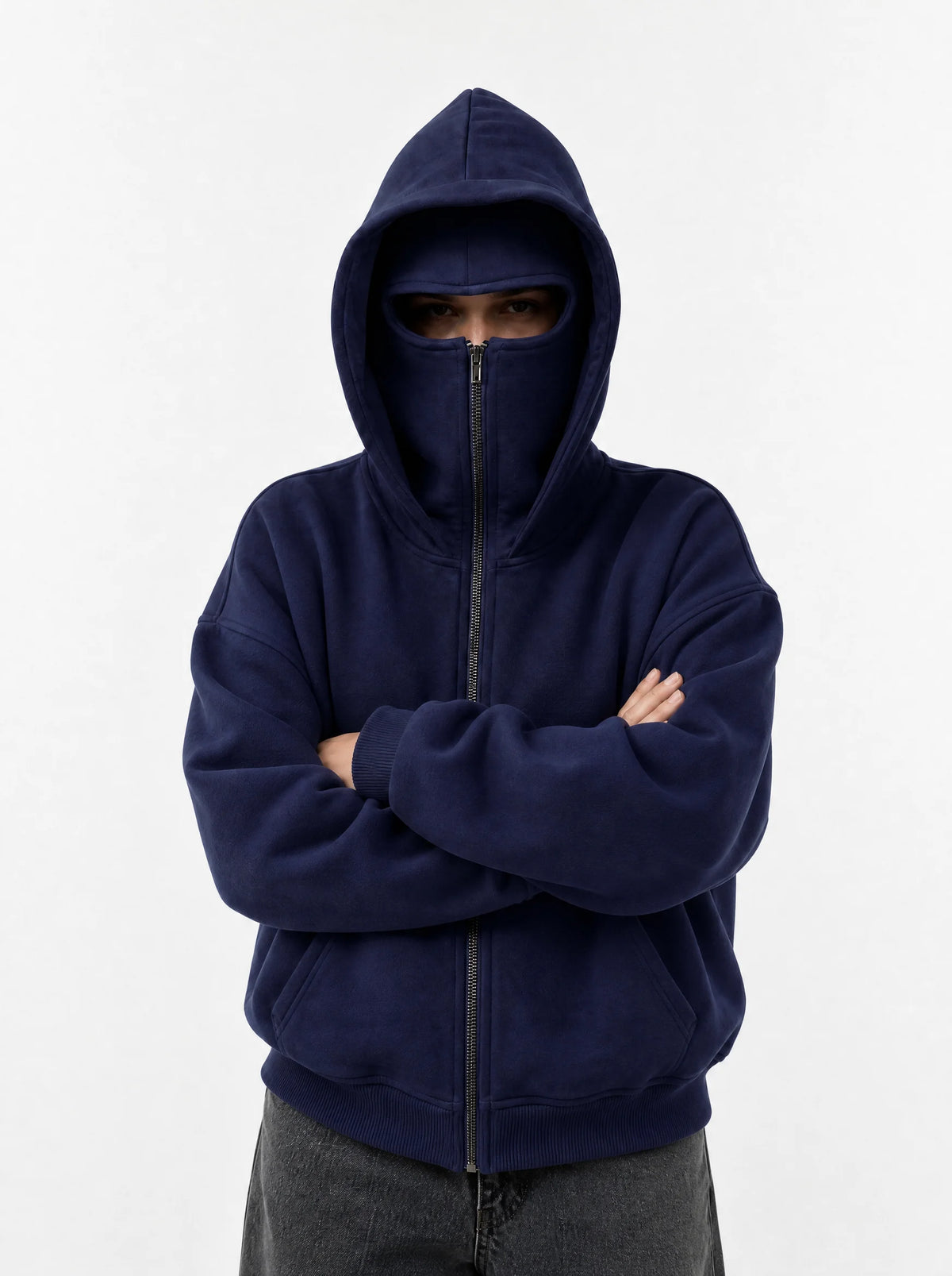 Double Hooded Ninja Hoodie