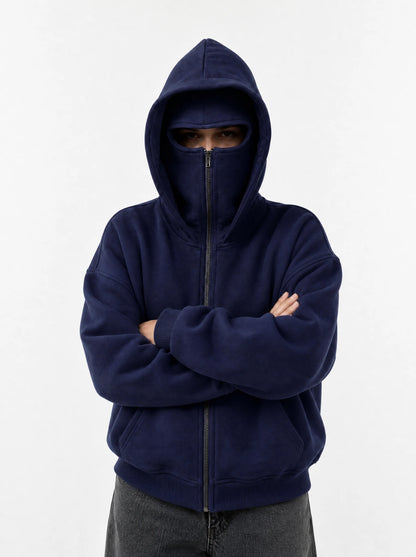 Double Hooded Ninja Hoodie
