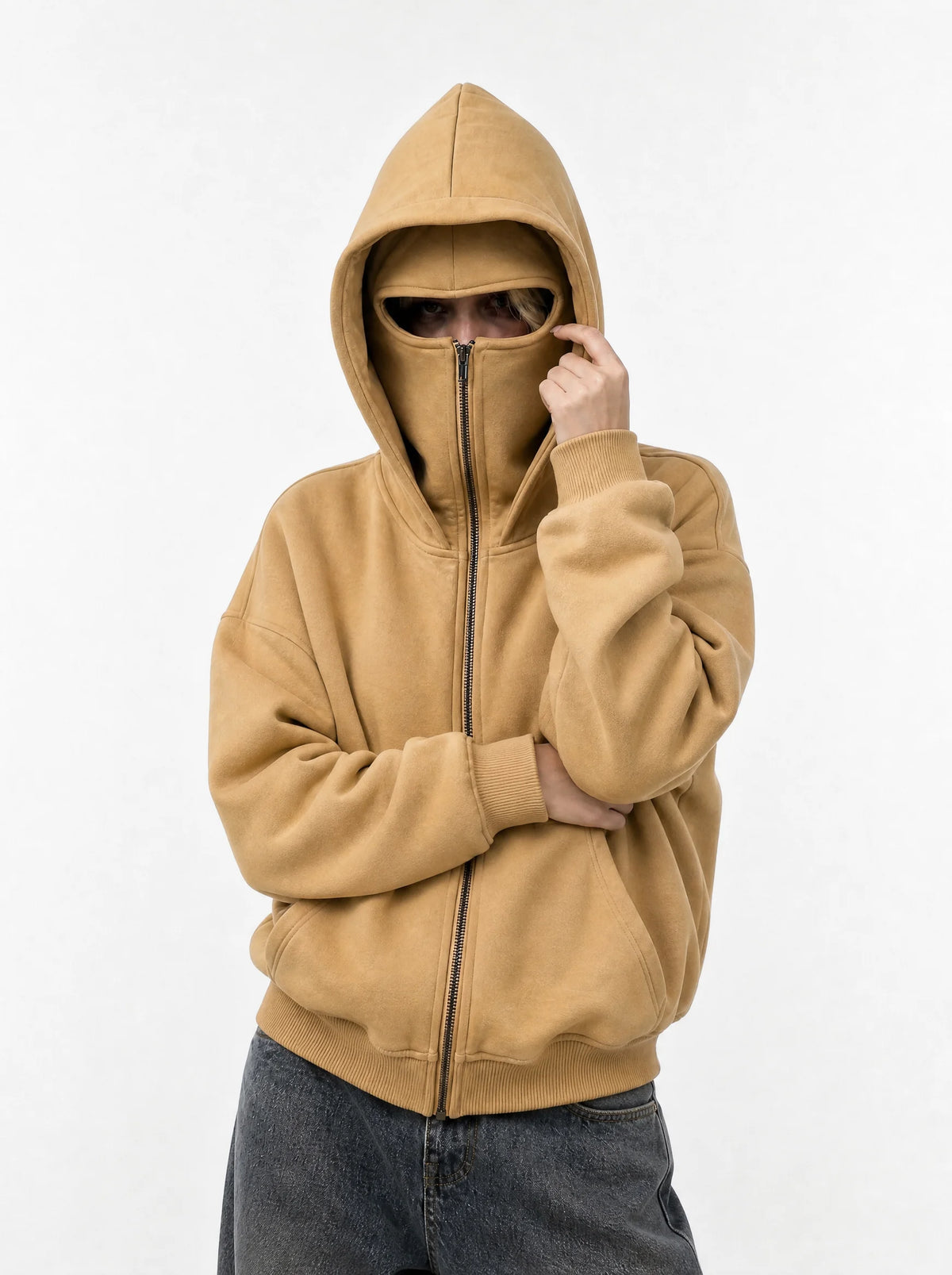 Double Hooded Ninja Hoodie