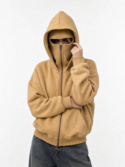 Double Hooded Ninja Hoodie