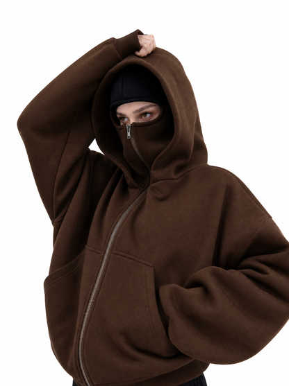 Double Hooded Ninja Hoodie