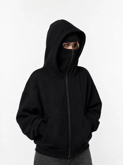 Double Hooded Ninja Hoodie