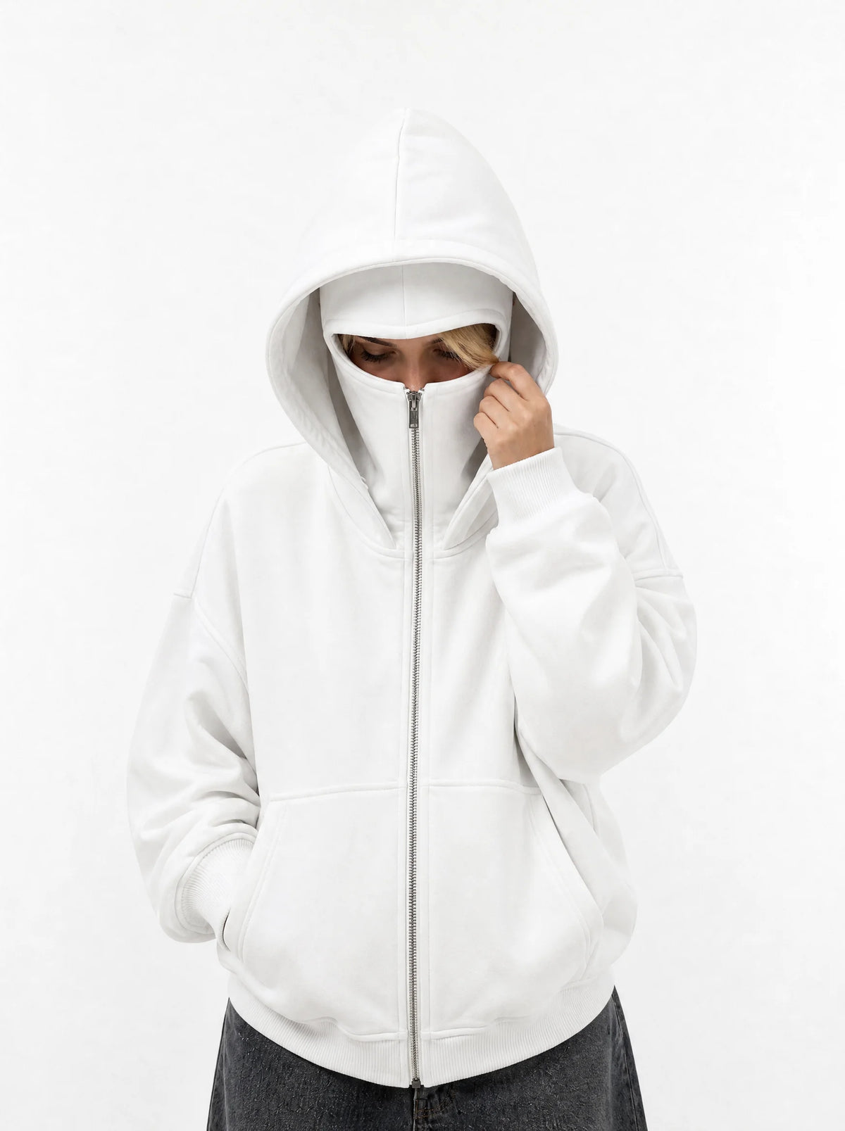 Double Hooded Ninja Hoodie