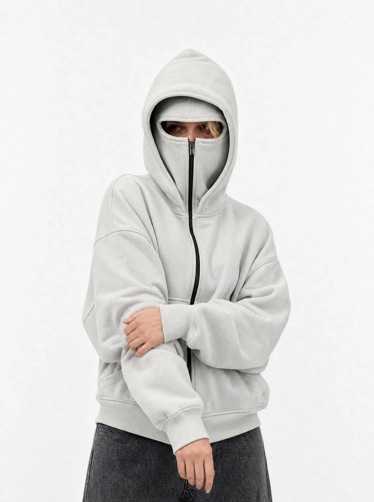 Double Hooded Ninja Hoodie