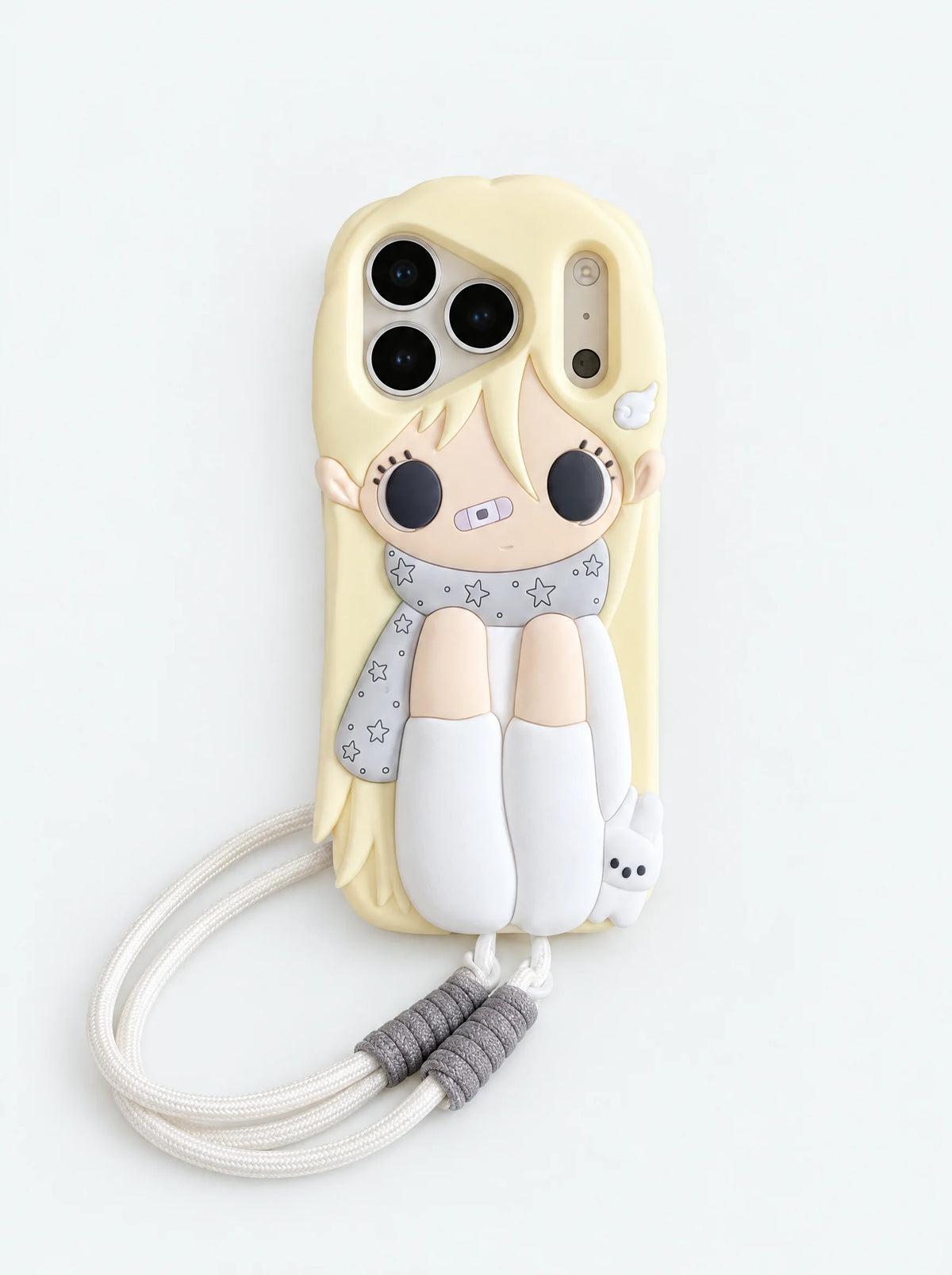 Sitting Scarf Girl iPhone Case