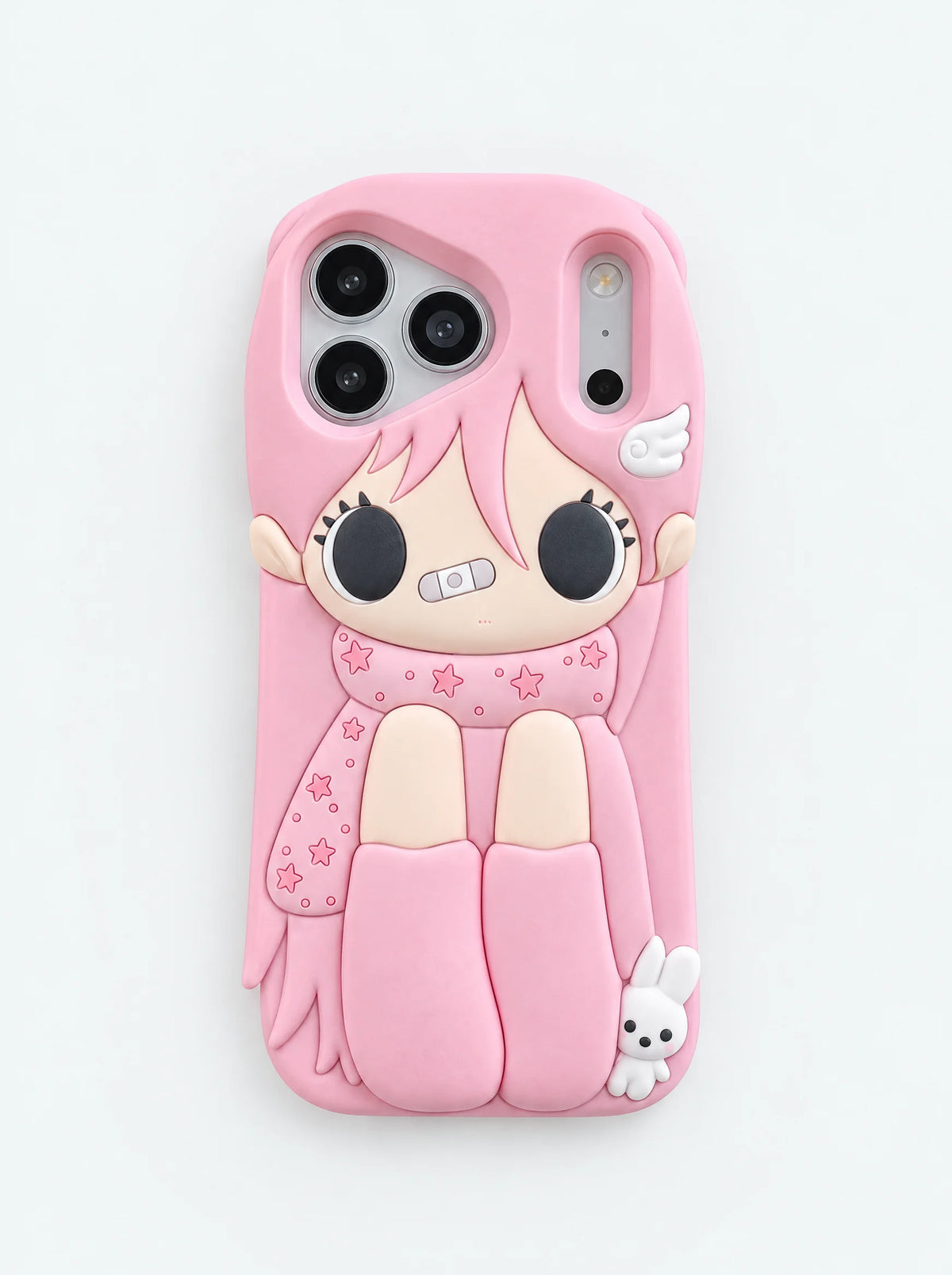 Sitting Scarf Girl iPhone Case