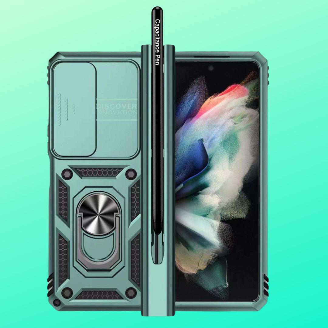 Hinge Case with Pen Samsung Galaxy Z Fold 4-Luxandluxy