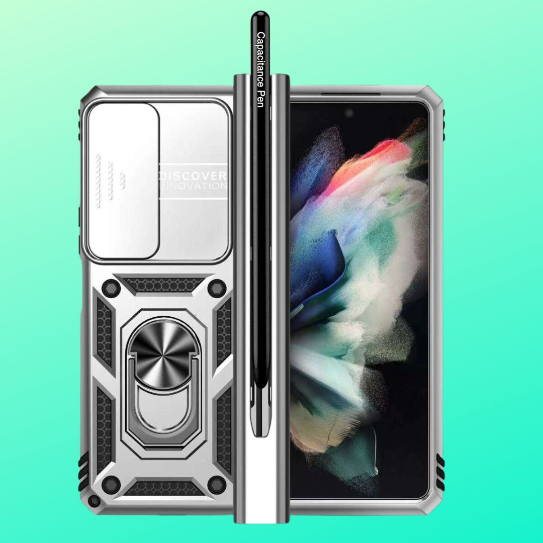 Hinge Case with Pen Samsung Galaxy Z Fold 4-Luxandluxy