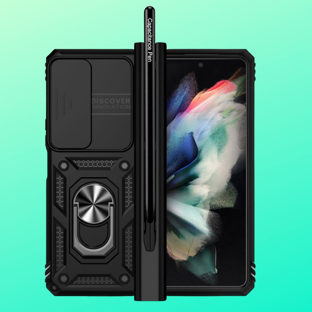 Hinge Case with Pen Samsung Galaxy Z Fold 4-Luxandluxy