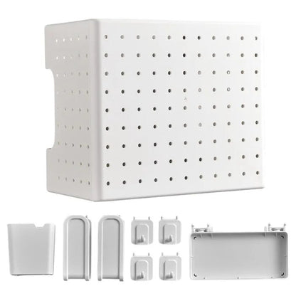 Hole Board Storage Rack Kitchen Organizer-Luxandluxy