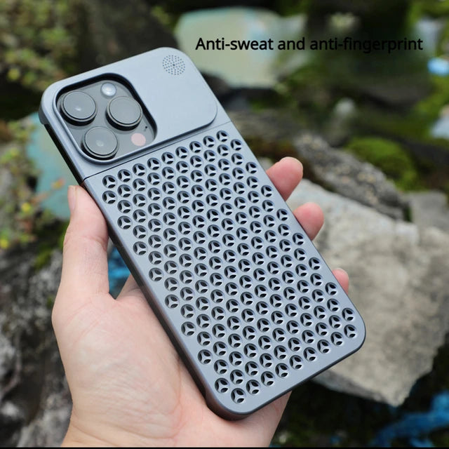 Hollow Aluminum Metal iPhone Case-Luxandluxy