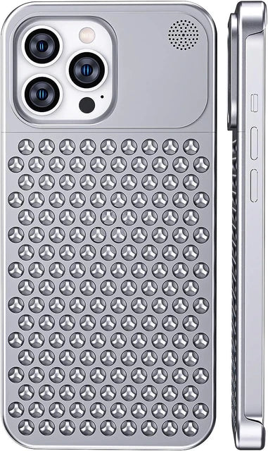 Hollow Aluminum Metal iPhone Case-Luxandluxy