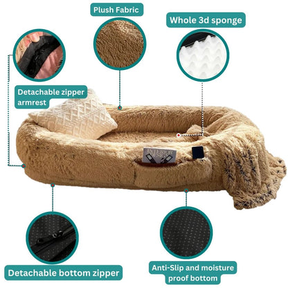 Human Dog Bed-Luxandluxy