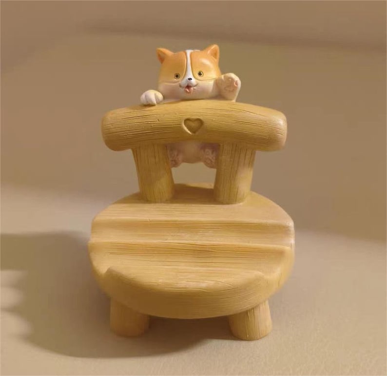 Cute Animals Chair Phone Stand