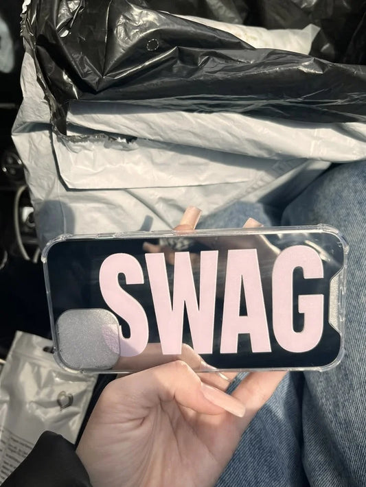 "#SWAG" Mirror iPhone Case