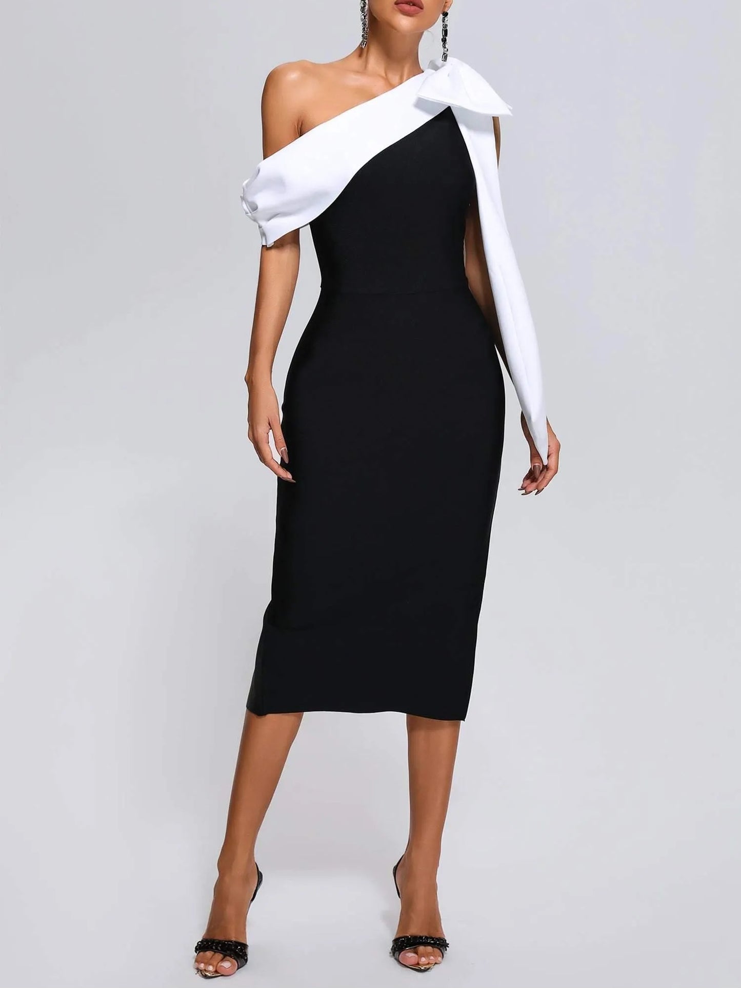 Elza Midi Bandage Dress